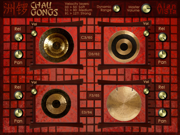 Chau Gongs - Free VST chinese gongs
