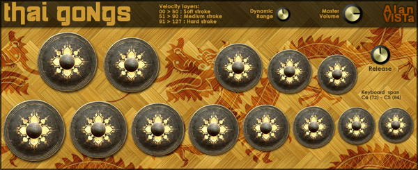 Thai Gongs - Free VST Chromatic gongs